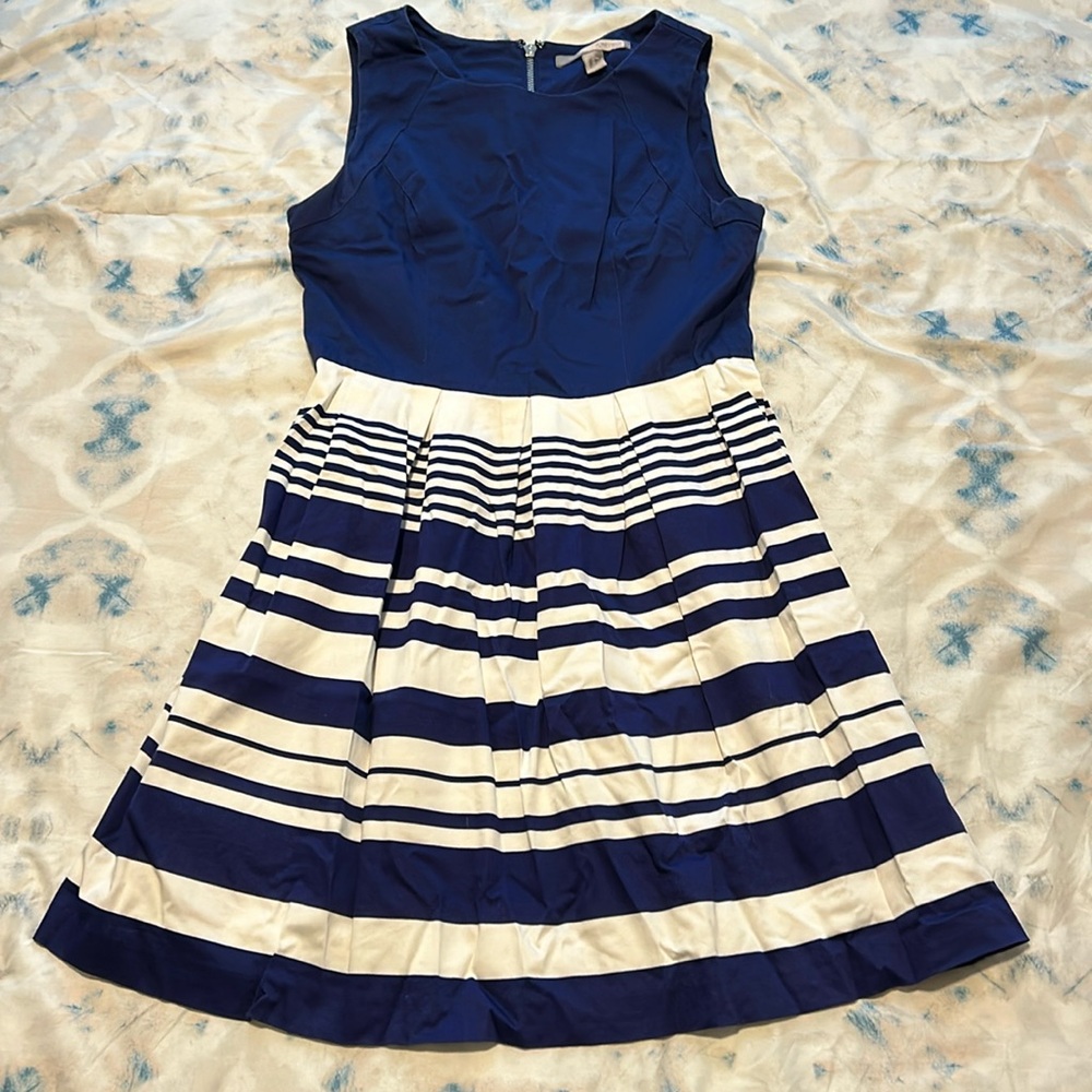 Forever 21 Blue and White Dress